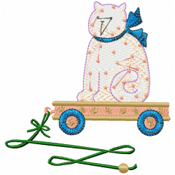Kids And Toys Embroidery Design 9